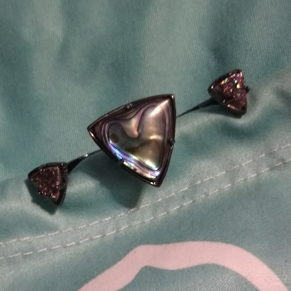 Kendra Scott Multi Drusy Abalone Ring - image 2